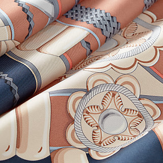 カレ 90 《銀細工の花》 - マロン | Hermès - エルメス-公式サイト